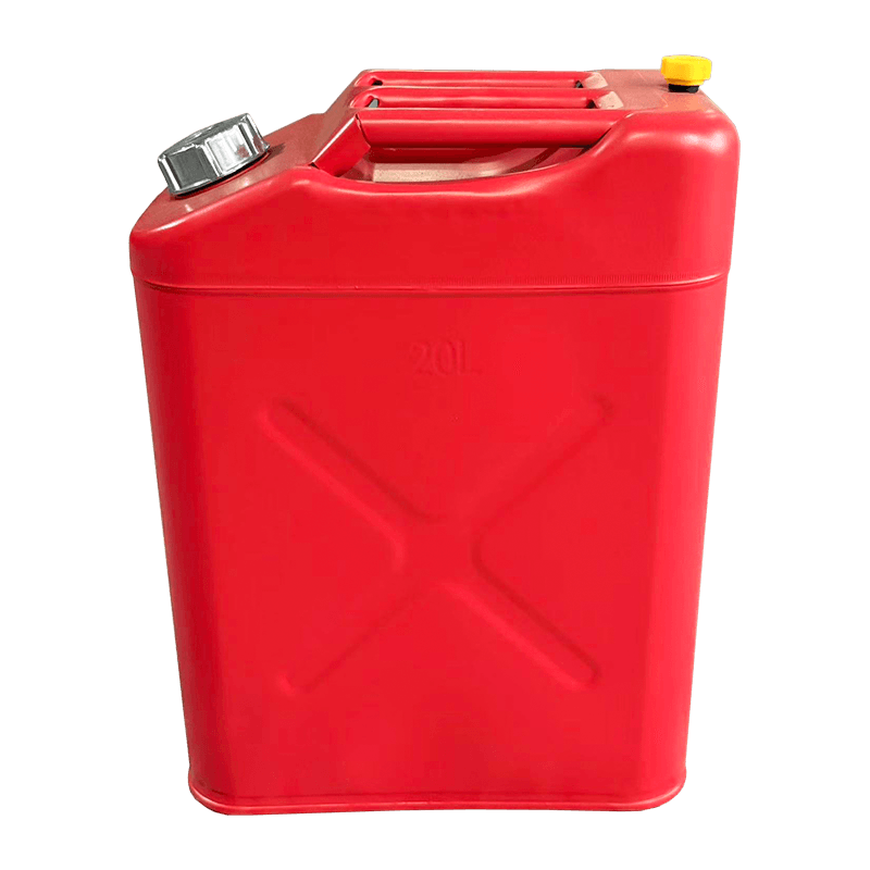 Fût d'huile rouge mat 10L/20L avec capuchon en aluminium